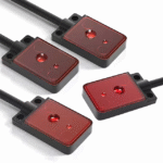 MOTEE Ultra-thin Photoelectric Switch, Diffuse Reflection Sensor Switch, Red Sensor, Flat Type